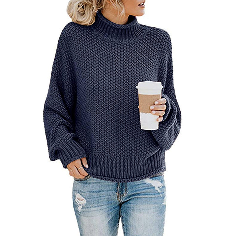 StillSerene™ Thick Sweater for Autumn - Women's sweater in white, black, red & more.