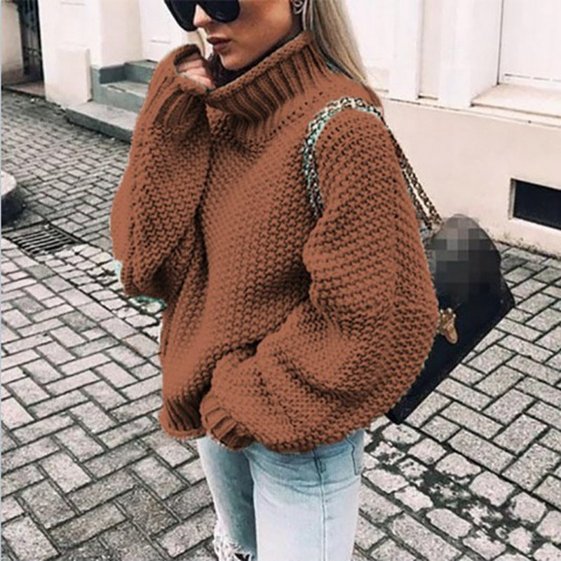 StillSerene™ Thick Sweater for Autumn - Women's sweater in white, black, red & more.