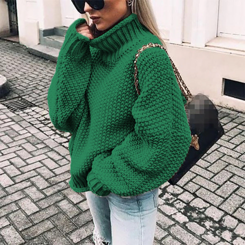 StillSerene™ Thick Sweater for Autumn - Women's sweater in white, black, red & more.