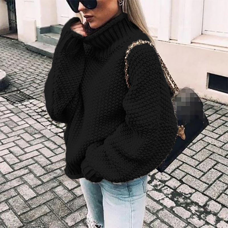 StillSerene™ Thick Sweater for Autumn - Women's sweater in white, black, red & more.