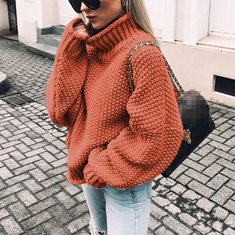 StillSerene™ Thick Sweater for Autumn - Women's sweater in white, black, red & more.