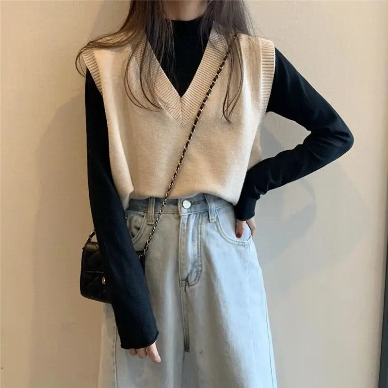 StillSerene™ V-Neck Sweater Vest Women perfect for Autumun & Winter.