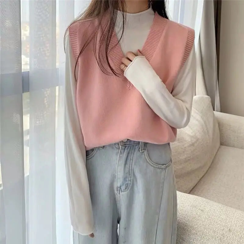StillSerene™ V-Neck Sweater Vest Women perfect for Autumun & Winter.
