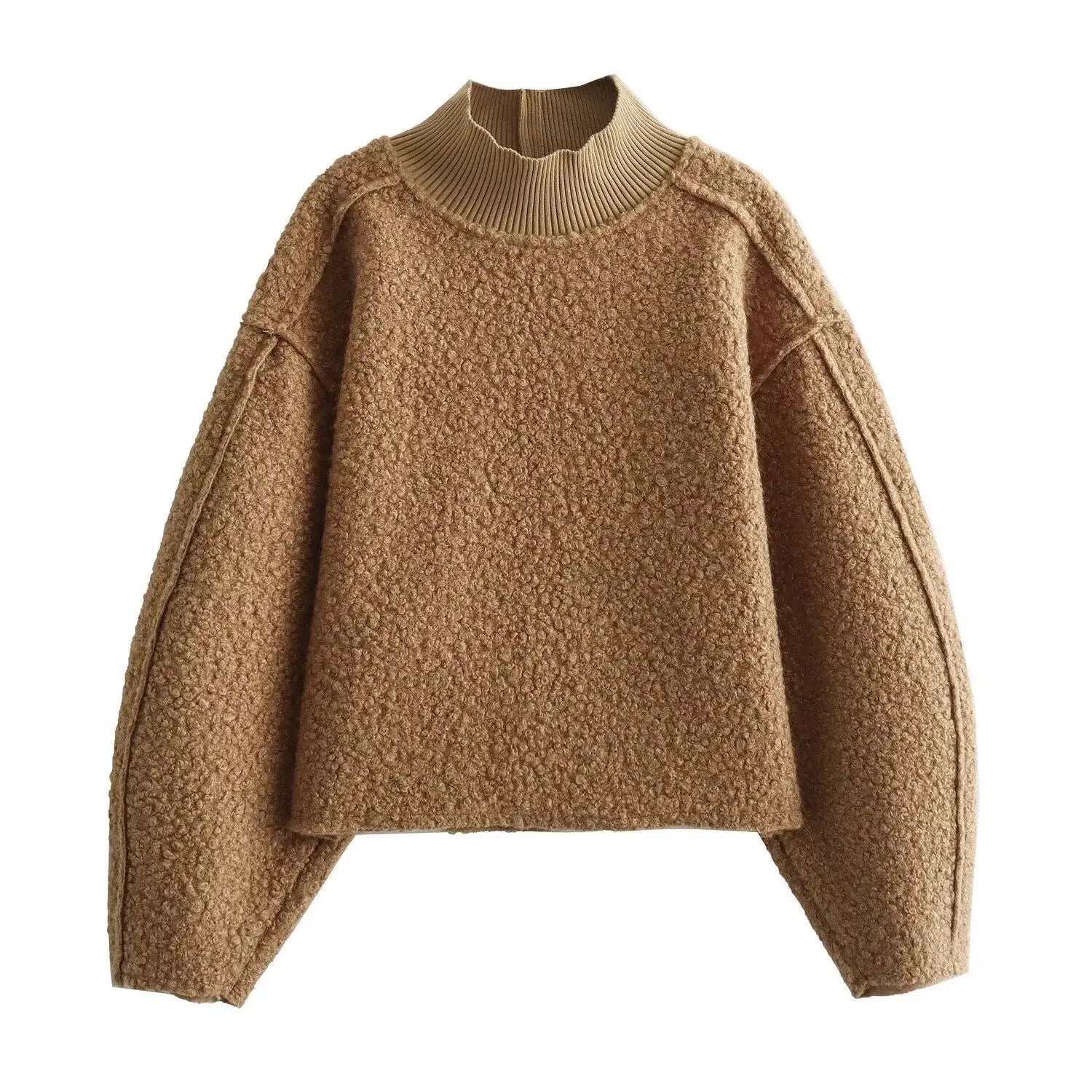 StillSerene™ Autumn Turtleneck sweater for women - White, black, khaki & more