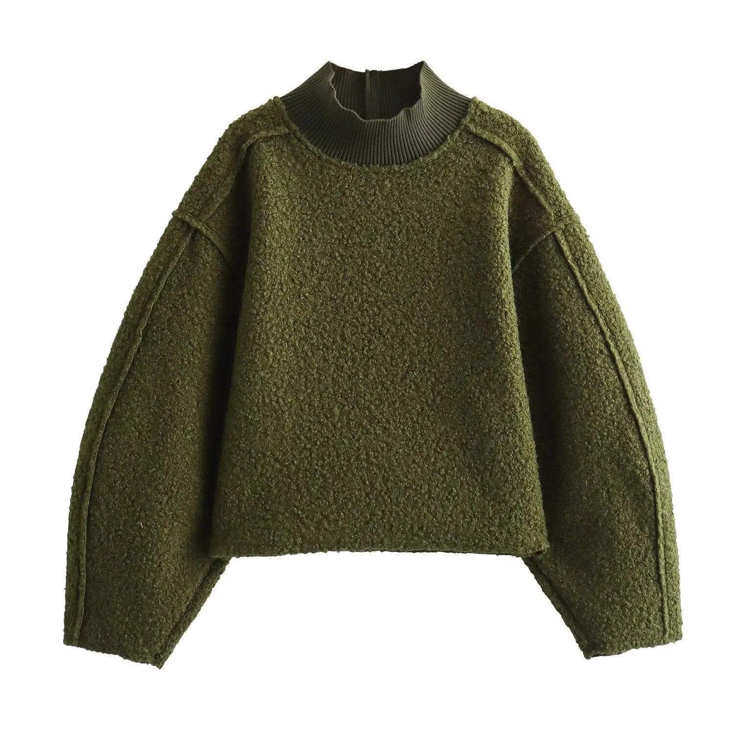 StillSerene™ Autumn Turtleneck sweater for women - White, black, khaki & more