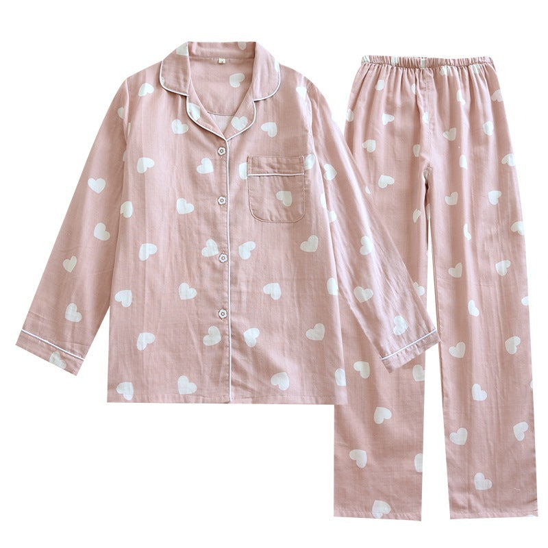 StillSerene™ Cute Pink Pyjamas set for women - White & pink.