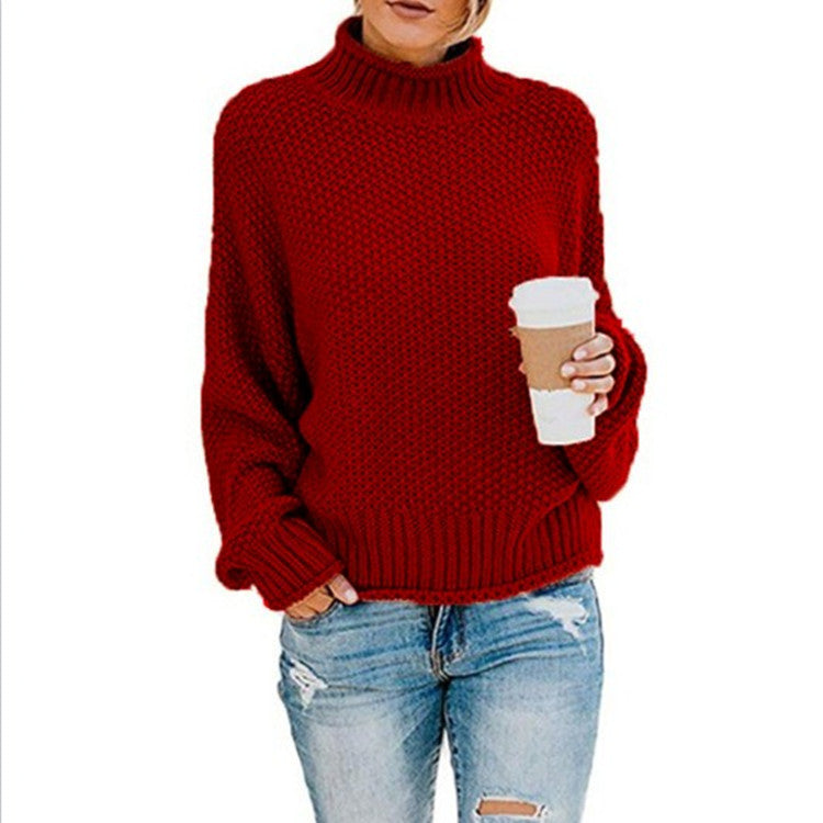 StillSerene™ Thick Sweater for Autumn - Women's sweater in white, black, red & more.